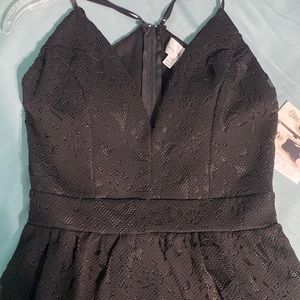 Honey and Rosie Black Lace Dress